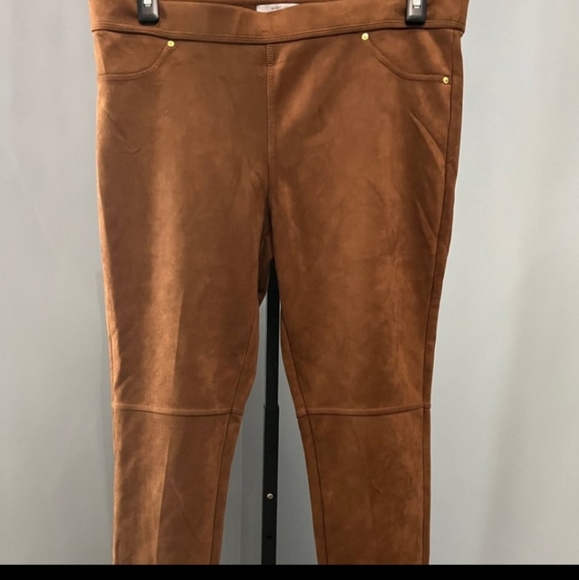 Marc New York Suede Look Pants - Picture 2 of 6